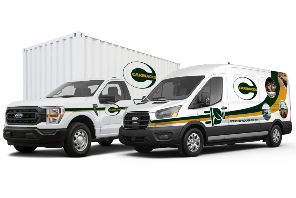 Fleet graphics project produced for Carmacks by Sign-Tech Media in Edmonton