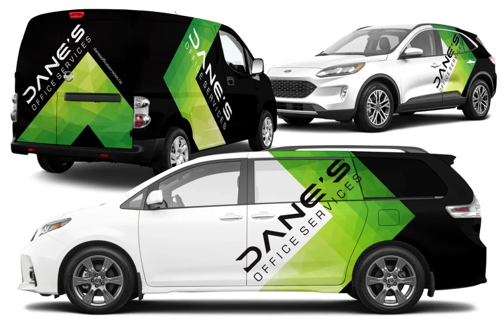 Fleet graphics project produced for Danes by Sign-Tech Media in Edmonton